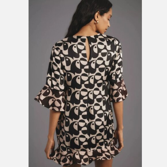 Brand New Farm Rio Geo Toucan Mini Dress - Picture 2 of 12